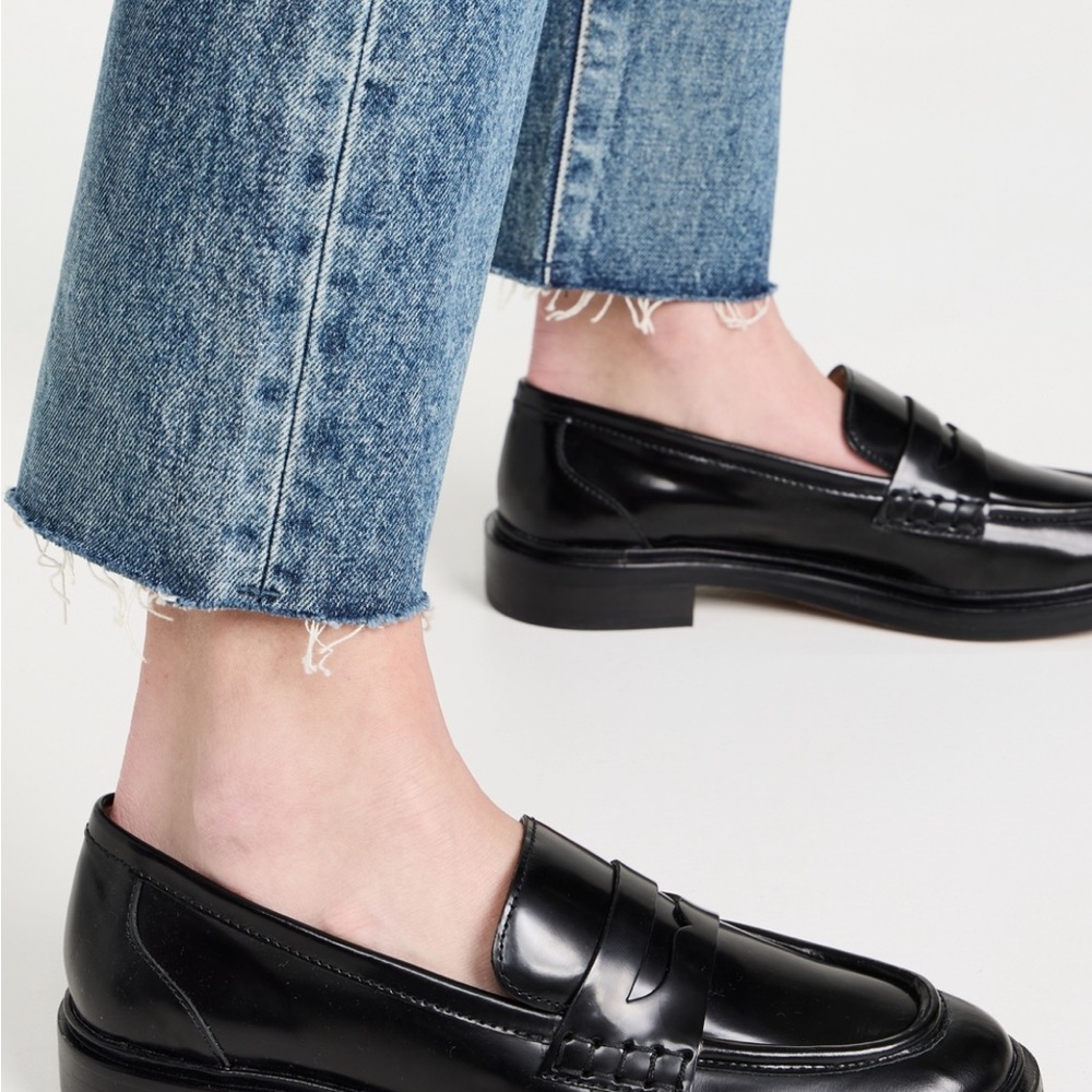 Madewell Vernon Black Loafers